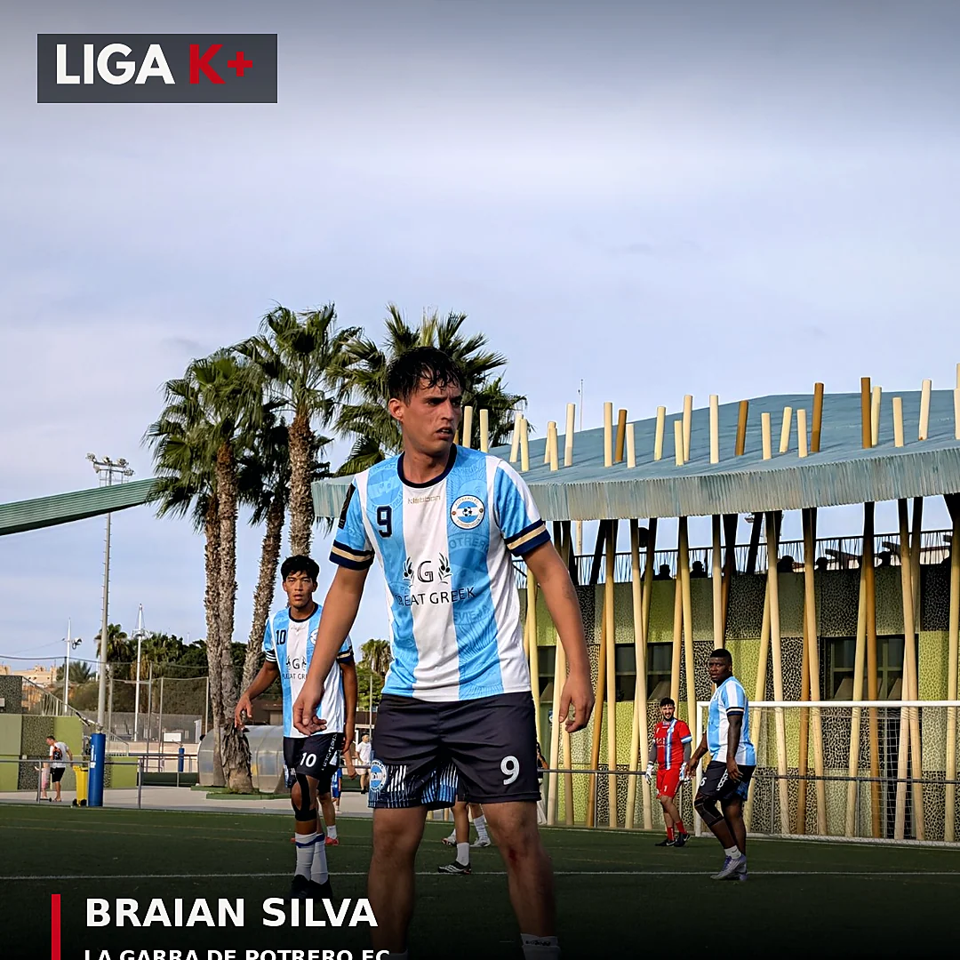 Braian Silva de Potrero FC en fotografía editorial real